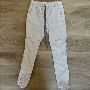 Pinstripe Joggers